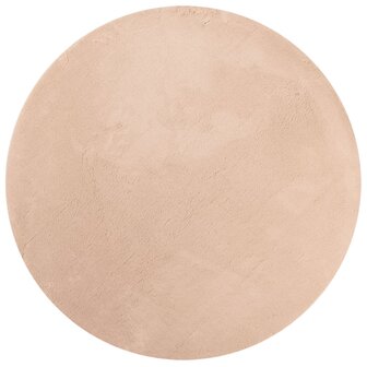 Vloerkleed HUARTE laagpolig zacht wasbaar &Oslash; 100 cm roze 8721012227620 2