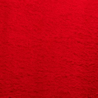 Vloerkleed HUARTE laagpolig zacht wasbaar 80x200 cm rood 8721012227682 9