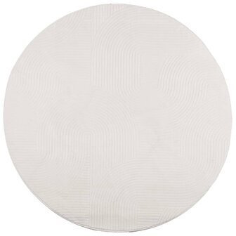 Vloerkleed IZA laagpolig Scandinavisch &Oslash; 80 cm cr&egrave;mekleurig 8721012230460 2