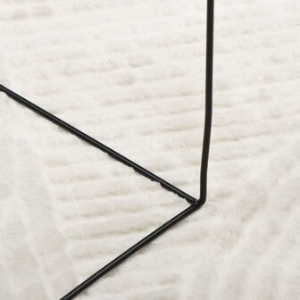 Vloerkleed IZA laagpolig Scandinavisch &Oslash; 100 cm cr&egrave;mekleurig 8721012230477 8