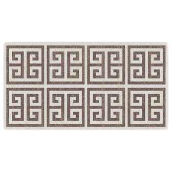 Vloerkleed voor binnen buiten laagpolig 80x150 cm meerkleurig 8721102649448 2