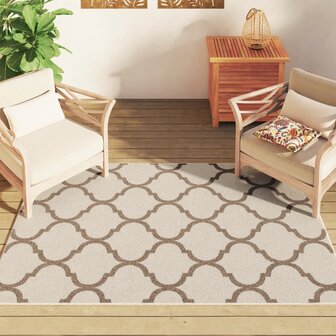 Vloerkleed voor binnen buiten laagpolig 120x180 cm meerkleurig 8721102649516 3