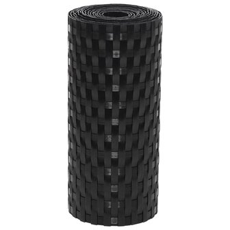 Balkonschermen 5 st 255x19 cm poly rattan zwart 8721012431416 3