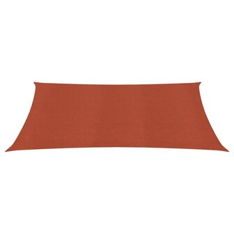 Zonnezeil 160 g/m&sup2; 2x3 m HDPE terracottakleurig 8720286099001 2