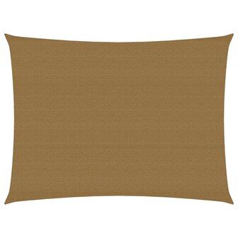 Zonnezeil 160 g/m&sup2; 2x3 m HDPE taupe 8720286099551 1