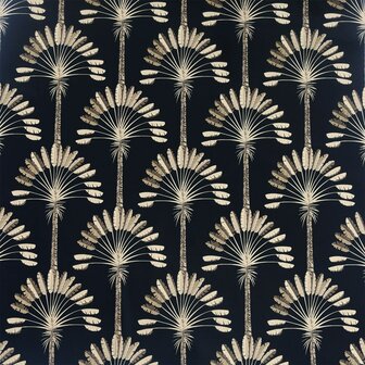 DUTCH WALLCOVERINGS Behang Palm Palace zwart en goudkleurig 5050192921725 2