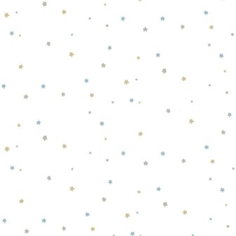 Noordwand Behang Mondo baby Little Stars blauw en wit 8022560130463 1