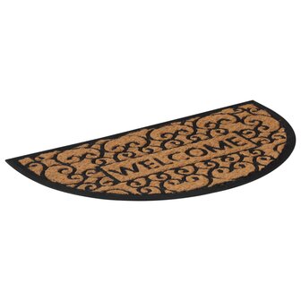 Deurmat halfrond 45x75 cm rubber en kokosvezel 8721012224773 2