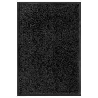 Deurmat wasbaar 40x60 cm zwart 8720286064610 1