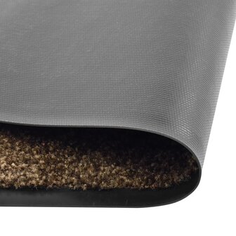 Deurmat wasbaar 40x60 cm bruin 8720286064856 2