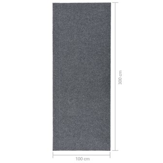 Droogloopmat 100x300 cm grijs 8720286333709 7
