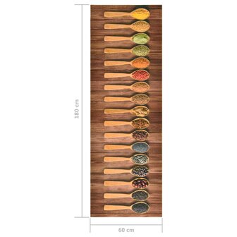 Keukenmat wasbaar Spoon 60x180 cm 8720286065303 6