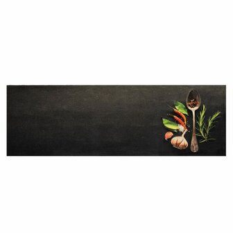 Keukenmat wasbaar kruidenprint 60x180 cm fluweel 8721012918887 2