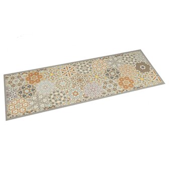 Keukenmat wasbaar zeshoekpastelprint 45x150 cm fluweel 8721012919051 1