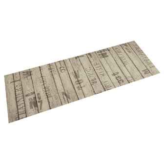Keukenmat wasbaar hekprint 60x180 cm fluweel 8721012919150 1