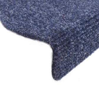 Trapmat zelfklevend 56x17x3 cm naaldvilt blauw 15 st 8718475584933 6