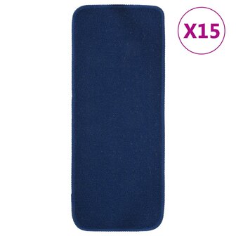 Trapmatten 15 st anti-slip rechthoekig 60x25 cm marineblauw 8720286849132 1