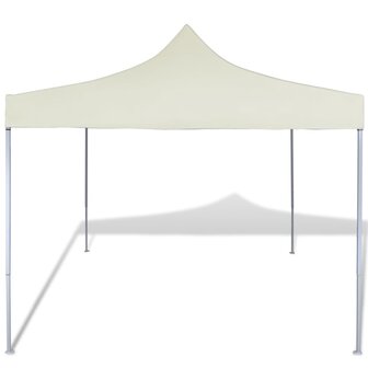 Partytent inklapbaar 3x3 m cr&egrave;me 8718475912361 2
