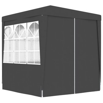 Partytent met wanden professioneel 90 g/m&sup2; 2,5x2,5 m antraciet 8719883767765 4