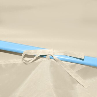 Partytent met 4 zijwanden inklapbaar 2x2 m staal cr&egrave;me 8719883800349 4