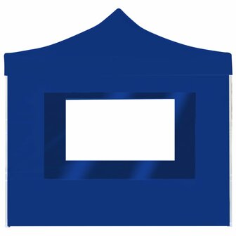 Partytent inklapbaar met wanden 2x2 m aluminium blauw 8719883814247 2