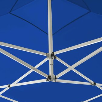 Partytent inklapbaar met wanden 2x2 m aluminium blauw 8719883814247 7
