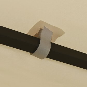 Prieel met LED-lichtslinger 3x4 m cr&egrave;mekleurig 8720286365854 7