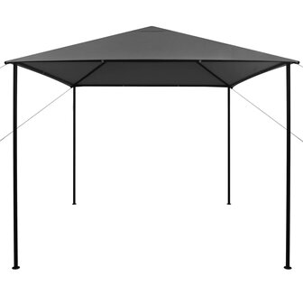 Prieel 180 g/m&sup2; 3x3 m stof en staal antraciet 8720286106600 2