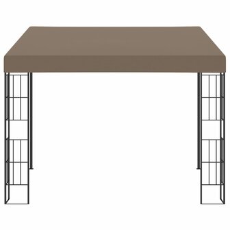 Wandprieel 3x3 m stof taupe 8720286106792 2