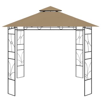 Prieel 160 g/m&sup2; 3x3x2,7 m taupe 8720286153277 2