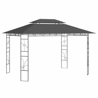 Prieel 160 g/m&sup2; 4x3x2,7 m antracietkleurig 8720286153314 1