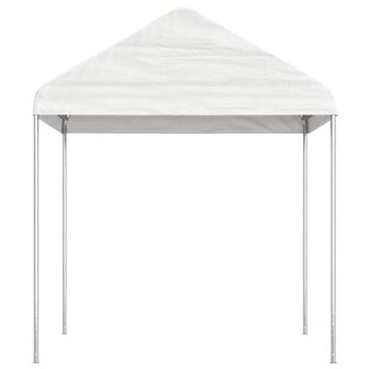 Prieel met dak 8,92x2,28x2,69 m polyetheen wit 8720845751630 3