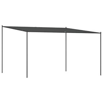 Prieel 4x4 m 180 g/m&sup2; stof en staal antracietkleurig 8720845729042 2
