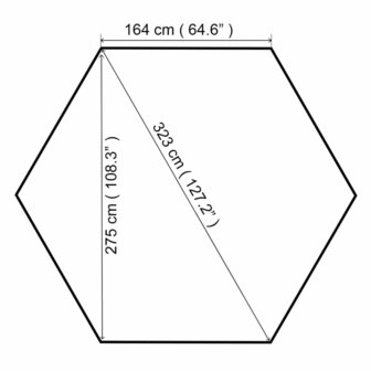 Tuinprieel 323x275x265 cm antraciet 8719883770857 7