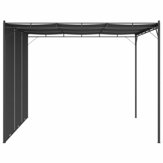 Tuinprieel met zijgordijn 3x3x2,25 m antraciet 8719883771199 3