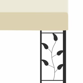 Wandprieel 3x3x2,5 m cr&egrave;me 8719883771212 5