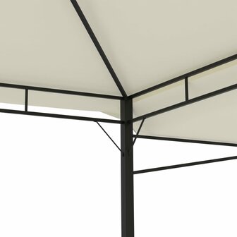 Prieel met uitschuifbare daken 180 g/m&sup2; 3x3x2,75 m cr&egrave;me 8719883771274 7
