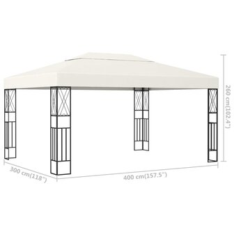 Prieel 3x4 m stof cr&egrave;me 8719883771311 6