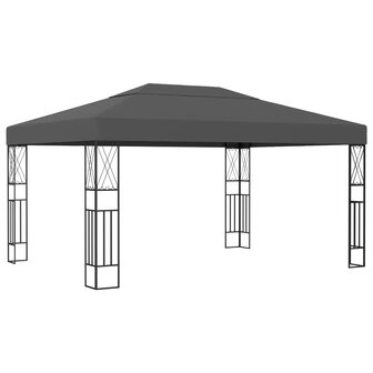 Prieel 3x4 m stof antraciet 8719883771328 1