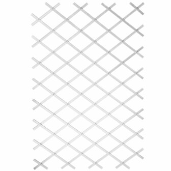 Nature Tuinlatwerk 50x150 cm PVC wit 6040701 8711338407011 1