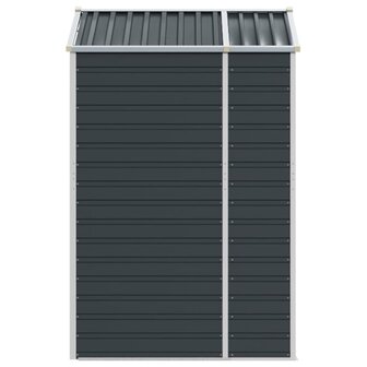 Tuinschuur 191x130x198 cm gegalvaniseerd staal antracietkleurig 8720845894542 6
