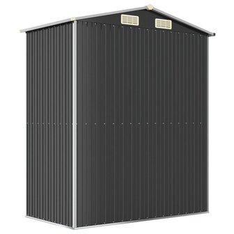 Tuinschuur 192x108x223 cm gegalvaniseerd staal antracietkleurig 8720287178200 5