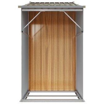 Tuinschuur 277x93x179 cm gegalvaniseerd staal bruin 8720845896805 5