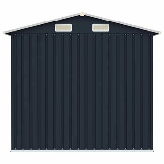 Tuinschuur 205x129x183 cm gegalvaniseerd staal antraciet 8719883811499 5