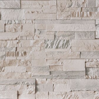 Behang 3D steen-look grijs en beige 8720845942892 2