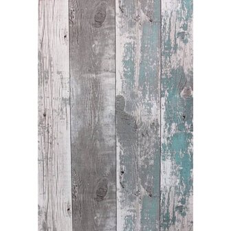 Topchic Behang Wooden Planks donkergrijs en blauw 5415058020026 1