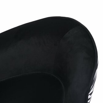 Hondenbank 68x38x38 cm pluche zwart 8