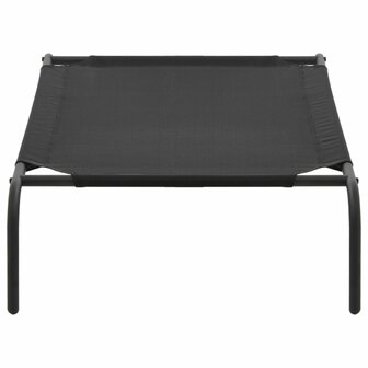 Hondenbed verhoogd S textileen zwart 3