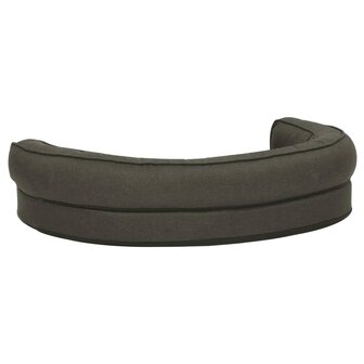 Hondenbed ergonomisch linnen-look 75x53 cm donkergrijs 5