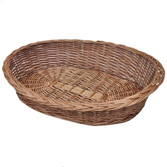 Hondenmand/huisdierenbed 90 cm natuurlijk wilgen 1
